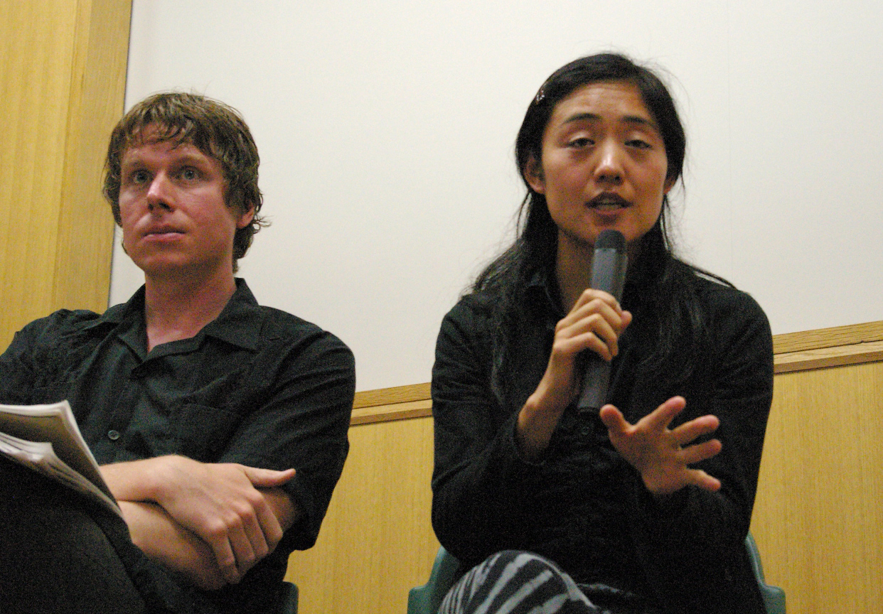 Ed and Junko at Okinawa preview screening